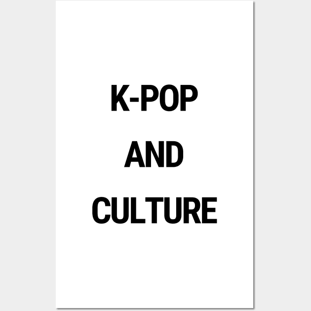 K-Pop and culture Wall Art by chimmychupink